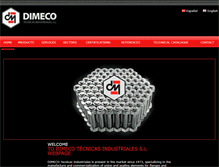 Tablet Screenshot of dimecoti.com